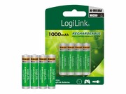 LOGILINK LR03RB4 LOGILINK - Akumulatory AAA, 4 szt Ni-MH, Micro, 1.2V LOGILINK