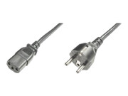 ASM AK-440110-012-S ASSMANN Kabel połączeniowy zasilający Typ Schuko prosty/IEC C13, M/Ż czarny 1,2m DIGITUS