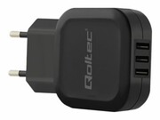 QOLTEC 50191 Qoltec Ładowarka sieciowa 17W 5V 3.4A 3xUSB QOLTEC