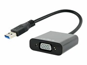 GEMBIRD AB-U3M-VGAF-01 Gembird adapter USB 3.0 do VGA, czarny GEMBIRD