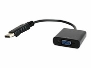 GEMBIRD AB-DPM-VGAF-02 Gembird adapter displayport 1.1->VGA, na kablu, czarny, blister GEMBIRD