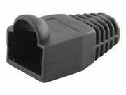 GEMBIRD BT5BK/100 Gembird osłonka wtyku RJ45, czarna (100szt.) GEMBIRD