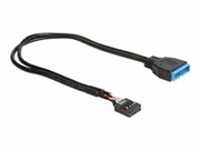 DELOCK 83281 Delock kabel/przedłużacz USB 2.0 płyta główna(F) > USB 3.0 płyta główna(M),0.3m DELOCK