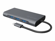 ICYBOX IB-DK4040-CPD Stacja dokująca USB Type-C 3xUSB HDMI 4k 30Hz VGA SD/microSD Towar po testach (P) ICY BOX