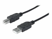 MANHATTAN 333368 Manhattan Kabel USB 2.0 A-B M/M 1,8m czarny IC INTRACOM