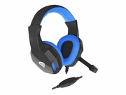 NATEC NSG-1436 GENESIS słuchawki nauszne dla graczy ARGON 100 z mikrofonem czarno-niebieskie NATEC