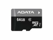 ADATA AUSDX64GUICL10-RA1 ADATA karta pamięci micro SDXC UHS-I 64GB (Video Full HD) +SDHC Adapter A-DATA