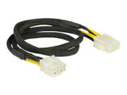 DELOCK 83653 Delock przedłużacz kabla zasilającego EPS(M)(2x4PIN) -> EPS(F) 8PIN, 44cm DELOCK