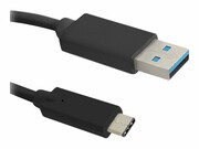 QOLTEC 50420 Qoltec Kabel USB 3.1 typ C męski USB 3.0 A męski 0.25m QOLTEC