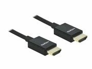 DELOCK HDMI Coaxial M/M v2.1 cable 2m 8K 60Hz braiding black DELOCK