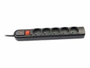 TRACER Listwa zasilająca PowerGuard + 1.8 m czarna 5 gniazd TRACER