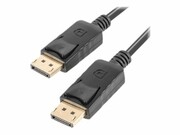 LANBERG CA-DPDP-10CC-0010-BK cable Display Port M/M 1m 4K czarny LANBERG