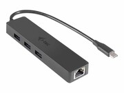 ITEC C31GL3SLIM i-tec USB C Slim 3-port HUB Gigabit Ethernet USB 3.0 do RJ-45 3x USB 3.0 I-TEC