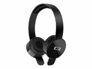 QOLTEC 50817 Qoltec Słuchawki nauszne z mikrofonem czarne QOLTEC