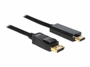 DELOCK 82587 Delock kabel Displayport (M) -> HDMI (M) 2m gold DELOCK