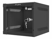 LANBERG WF10-2304-10B Lanberg Szafa Instalacyjna Rack Wisząca 10 4U 280X310 Czarna LANBERG