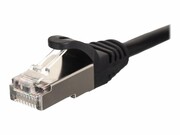 NETRACK BZPAT3FK Netrack patchcord RJ45, osłonka zalewana, kat. 5e FTP, 3m czarny NETRACK