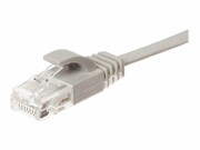 NETRACK BZPAT26 Netrack patchcord RJ45, osłonka zalewana, kat. 6 UTP, 2m szary NETRACK