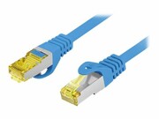LANBERG Patchcord Cat.6A S/FTP LSZH CU 0.5m blue LANBERG