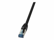 LOGILINK CQ6095S Patchcable PUR Cat.6A S/FTP black 10m LOGILINK