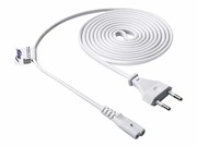 AKYGA Power Cable for Notebook AK-RD-06A Eight CCA CEE 7/16 / IEC C7 1.5m white AKYGA