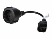 AKYGA Adapter zasilający AK-PC-10A IEC C14 CEE 7/4 250V/50Hz 15cm AKYGA
