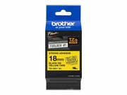 BROTHER TZES641 Taśma Brother 18mm BLACK ON YELLOW ADHESIVE TAPE BROTHER