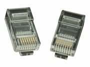 GEMBIRD LC-8P8C-001/100 Gembird wtyk sieciowy RJ45 (100 sztuk) kat. 5e, 8P8C, 30U, do drutów GEMBIRD