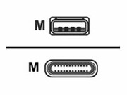 UNITEK C14069BK Cable USB-A 2.0 - USB-C 3m UNITEK