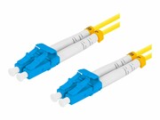 LANBERG fiber optic patchcord SM LC/UPC-LC/UPC duplex 5m LSZH g657a1 3.0mm yellow LANBERG