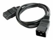 GEMBIRD PC-189-C19 Gembird kabel serwerowy zasilający przedłużający C19 - C20, 1.5m GEMBIRD