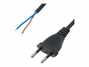 AKYGA Kabel zasilający AK-OT-05A CEE 7/16 bez zakończenia 250V/50Hz 2x0.75mm2 CU 1.5m AKYGA