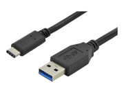 ASM AK-300136-010-S ASSMANN Kabel połączeniowy USB 3.0 SuperSpeed Typ USB A/USB C M/M czarny 1m DIGITUS