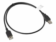 LANBERG CA-USBE-10CC-0007-BK Lanberg przedłużacz kabla USB 2.0 AM-AF 70cm czarny LANBERG