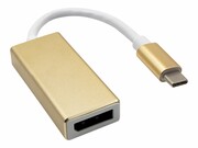 AKYGA Konwerter adapter z kablem AK-AD-56 USB type C m / DisplayPort f 15cm AKYGA