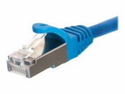 NETRACK BZPAT3FB Netrack patchcord RJ45, osłonka zalewana, kat. 5e FTP, 3m niebieski NETRACK
