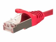 NETRACK BZPAT3FR Netrack patchcord RJ45, osłonka zalewana, kat. 5e FTP, 3m czerwony NETRACK
