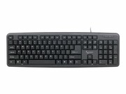 GEMBIRD KB-U-103 Gembird klawiatura USB standardowa, czarna GEMBIRD
