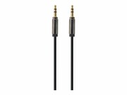 GEMBIRD CCAP-444-0.75M Gembird elastyczny kabel stereo minijack-minijack M/M 0,75M GEMBIRD