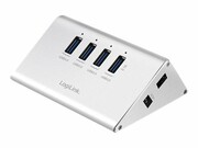 LOGILINK UA0227 LOGILINK - Hub biurkowy USB 3.0 Hub 4-portowy, z zasilaczem LOGILINK