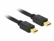DELOCK 83472 Delock kabel mini Displayport (M) - mini Displayport (M) 0.5m, black DELOCK