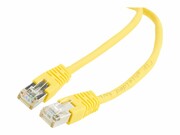 GEMBIRD patchcord RJ45 osłonka zalewana kat 5e FTP 0.5m żółty GEMBIRD