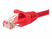 NETRACK BZPAT0P56R Netrack patchcord RJ45, osłonka zalewana, kat. 6 UTP, 0.5m czerwony NETRACK