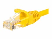 NETRACK BZPAT15UY Netrack patchcord RJ45, osłonka zalewana, kat. 5e UTP, 15m żółty NETRACK