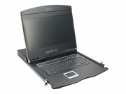 DIGITUS DS-72211-2US Konsola 19 LCD z touchpad KVM 8 portów 1U komplet kabli (8xDS-19231) klawiatura DIGITUS