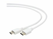 GEMBIRD CC-HDMI4-W-6 Gembird kabel HDMI 1.8m (V2.0) 4K GOLD CU HSE BIAŁY GEMBIRD