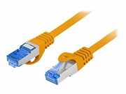 LANBERG Patchcord Cat.6A S/FTP LSZH CCA 0.25m orange LANBERG