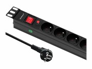QOLTEC 53996 Listwa zasilająca Qoltec do RACK 19 16A 1U PDU 8xSCHUKO 2m QOLTEC