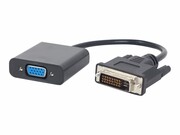 GEMBIRD A-DVID-VGAF-01 Gembird adapter DVI-D/VGA (24M/15F) czarny GEMBIRD