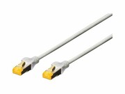 DIGITUS Kabel krosowy (patch cord) RJ45-RJ45 kat.6A S/FTP AWG 26/7 LSOH 10m szary 1szt DIGITUS